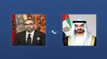 رئيس الدولة وملك المغرب يناقشان هاتفياً أزمات المنطقة المستجدة